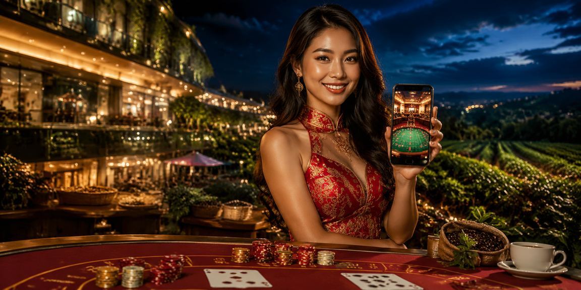 Cảnh đêm thành phố Hồ Chí Minh với biểu tượng bảo mật casino trực tuyến